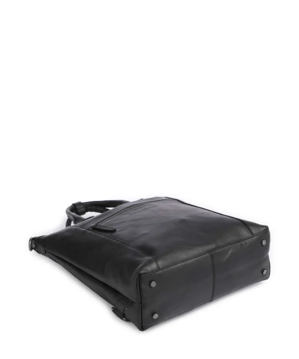 The Chesterfield Brand Leðurbakpoki Luisa Svartur 15" - Image 9