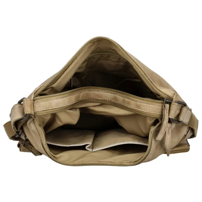 Hide & Stitches Paint Rock axlartaska Sand - Image 2