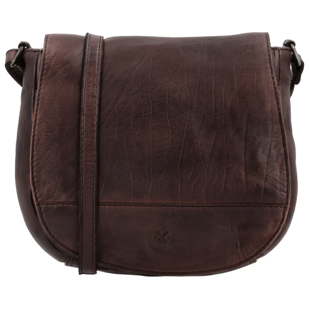 Hide & Stitches Paint Rock axlartaska Brún - Image 2