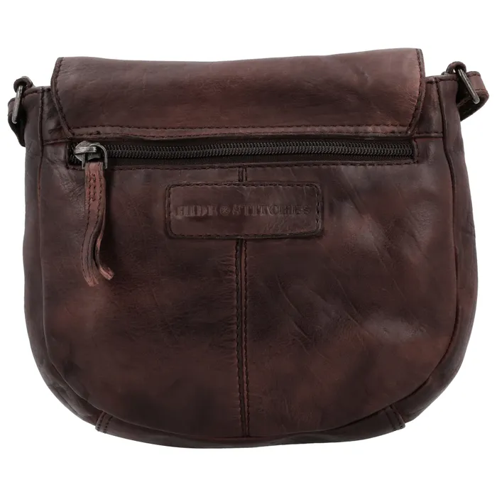 Hide & Stitches Paint Rock axlartaska Brún - Image 7