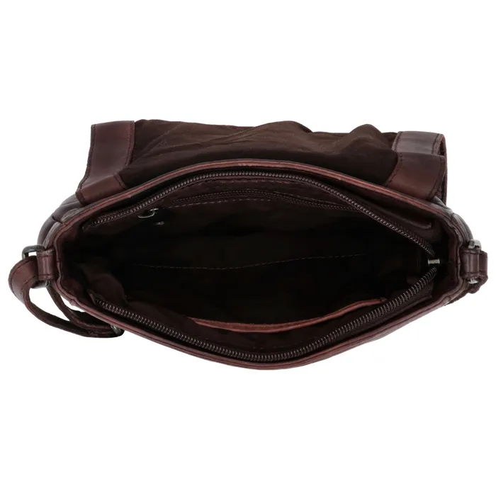 Hide & Stitches Paint Rock axlartaska Brún - Image 3