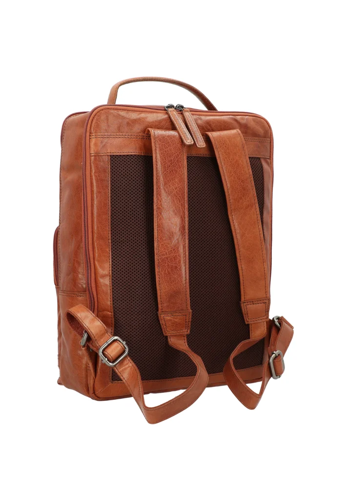 Spikes & Sparrow leðurbakpoki  Virginia Coníak - Image 7