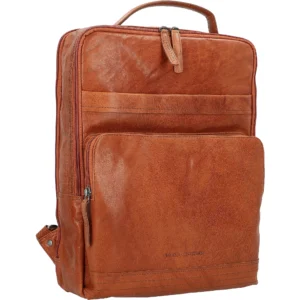 Spikes & Sparrow leðurbakpoki  Virginia Coníak