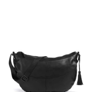 Spikes & Sparrow Leður Axlarpoki Sian  Svört