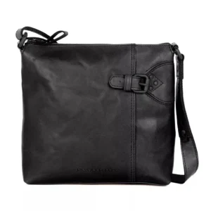 Spikes & Sparrow Leður Axlarpoka  Serina  Svört