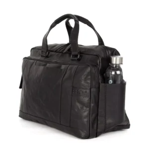 Spikes & Sparrow Leðurhelgartaska  Nyles  Svört