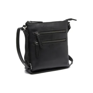 The Chesterfield Brand Leður axlartaska koníak Siena Svört