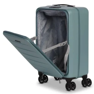 Worldpack Seattle 55cm Grá Græn/ opnast eins og mjúkar töskur