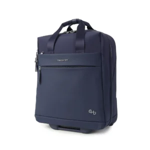 HEDGREN BENTO rúllandi taska 15,6" –Létt gerð með fartölvuhólfi og RFID-vörn Blá passar í handfarangur.