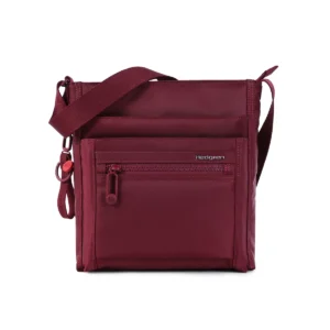 Hedgren ORVA Crossbody  RFID 100% Recycled RPET Maroon Banner